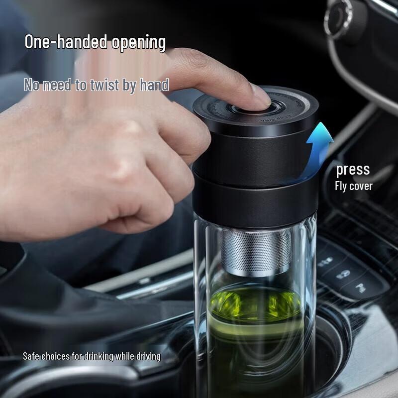 FUGUANG 300ml High Borosilicate Tea Infuser Bottle