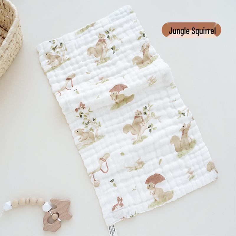 Summer Infant Face Wash & Bib: Six-Layer Gauze Baby Towel