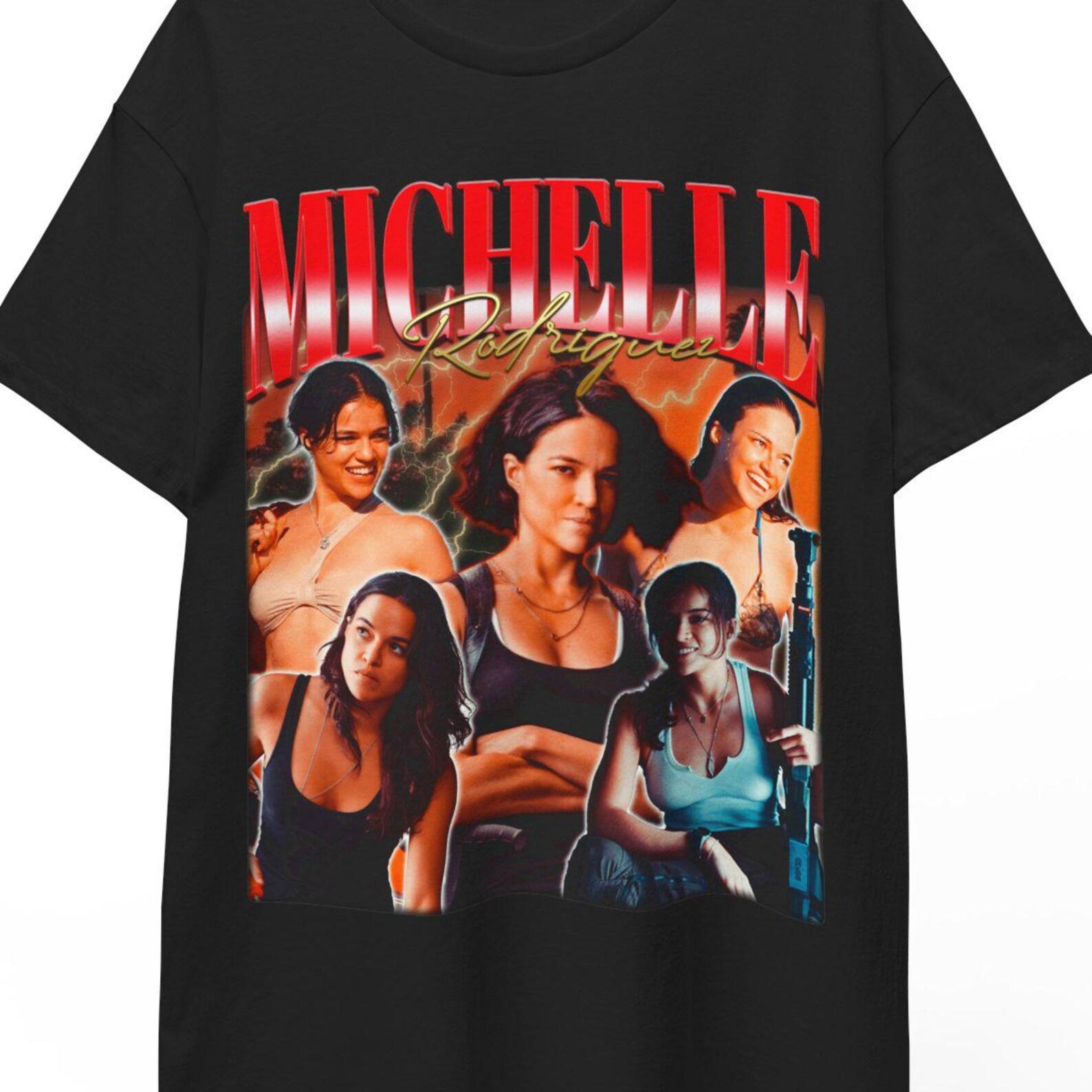 Michelle Rodriguez Shirt, Michelle Rodriguez Retro Tees, Michelle Rodriguez Clothing, Michelle Rodriguez Sweatshirt, Michelle Rodriguez Gift L