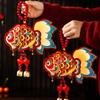 Strong Hook Fabric Festival Hanging Ornament For Chinese New Year Decoration Multi Purpose Accessories