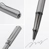 Lamy Graphite Rollerball Pen Ergonomically Designed Grip Medium Line Lightweight Aluminum Includes Black LAMY M 63 Rollerball AL-star - Transparent,