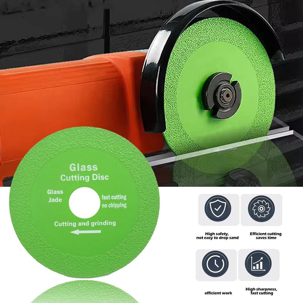 100mm Glass Cutting Disc Diamond Marble Saw Ceramic Tile Jade Polishing Cutting Tool Sharp Brazing Bottle Grinding