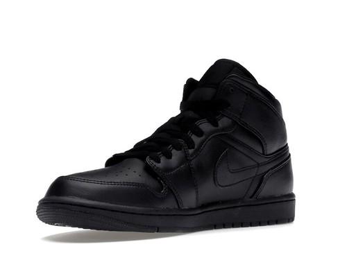 Jordan 1 Mid Triple Black 2022 - 554724-093