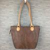 Etro Made In Italy Shoulder Handbag Brown Allover Pattern with Dust Bag(USED)