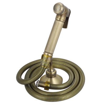 G1/2in Vintage Kupfer Hand‑Held Wc Sitze Bidet Sprayer mit Schlauch Feste Basis Bad