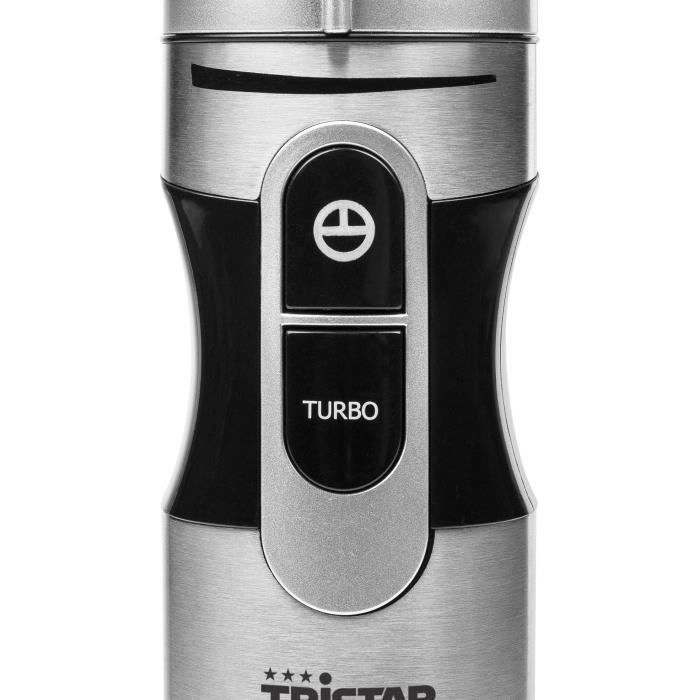 Mixeur Plongeant Tristar MX-4829 1000W - Pied Et Lames En Acier Inoxydable - Verre Mesureur De 700ml Inclus
