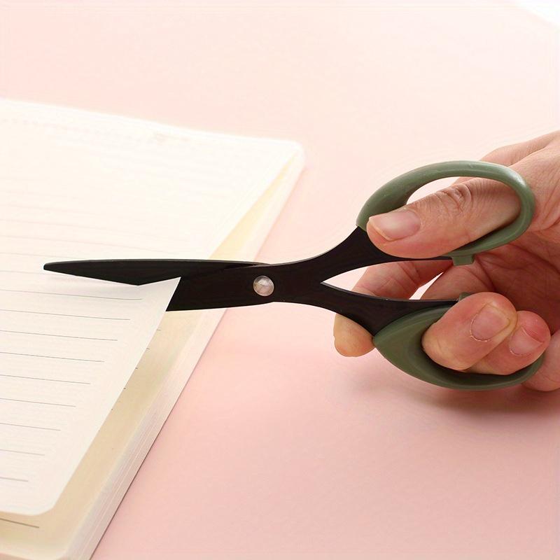 Color Scissor Stainless Steel Blade Safe Design Paper Cutting Scissors for Fine Art Diary Album Craft Office School Supplies