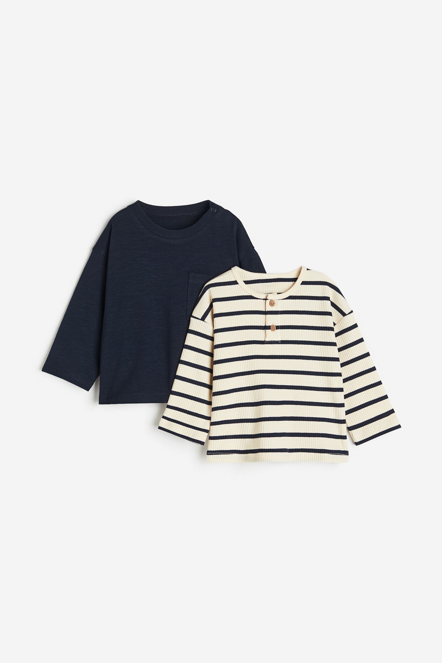 

2-pack cotton jersey tops