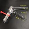 Clear Plastic Vaginal Speculum Multi Gear Adjust Smooth Edge For Home Gyne Exams Anal Dilator For Men