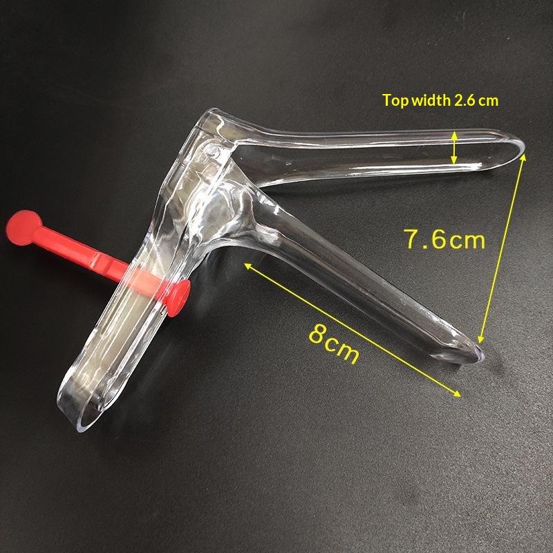 Clear Plastic Vaginal Speculum Multi Gear Adjust Smooth Edge For Home Gyne Exams Anal Dilator For Men