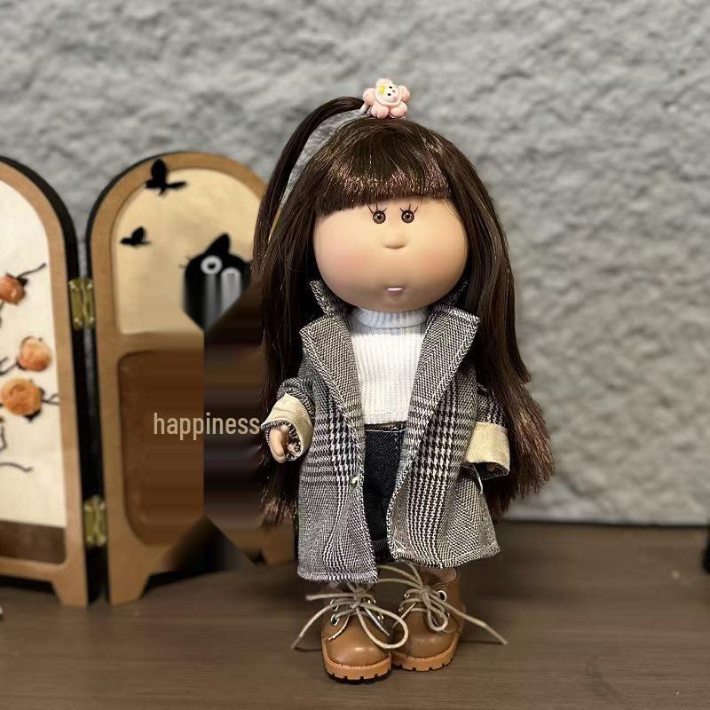 Mia Spanish 24cm Handmade BJD Waldorf Doll with DIY Replacement Clothes