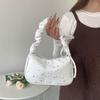 Underarm Pleated Single-shoulder Commuter Bag with A Sophisticated and Versatile Style