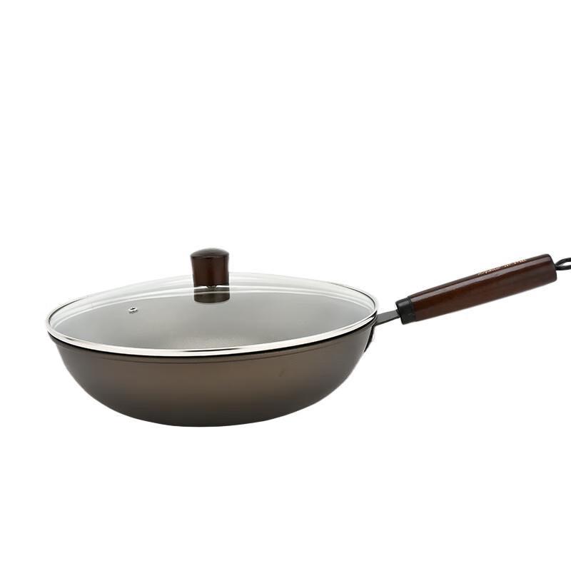 Royalstar 32cm Refined Iron Non-stick Low Smoke Wok