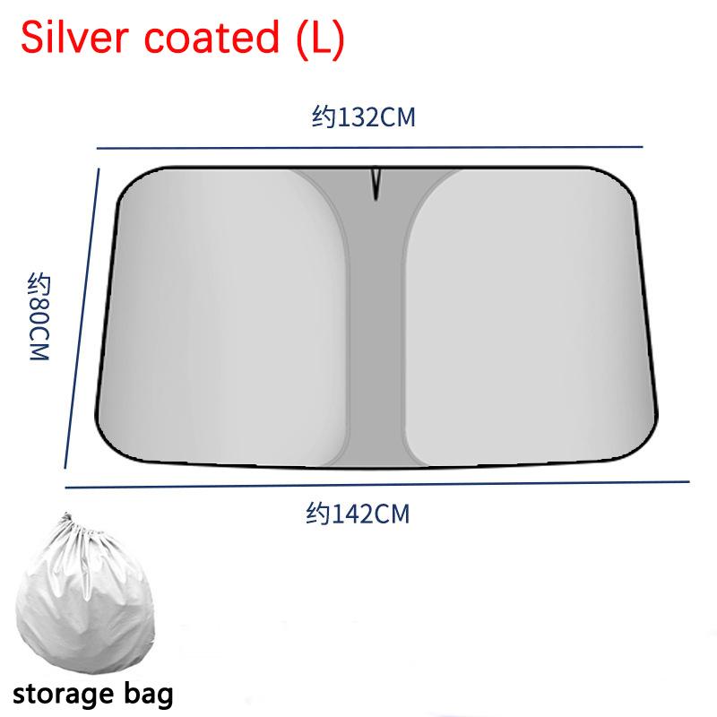 2024 Κάλυμμα Ηλιοπροστασίας Παραθύρου Αυτοκινήτου Ηλιοσκιά Προστατευτικό Γείσο Παρμπρίζ Πτυσσόμενη Κουρτίνα Αυτόματης Προστασίας από την Υπεριώδη Ακτινοβολία Στυλ