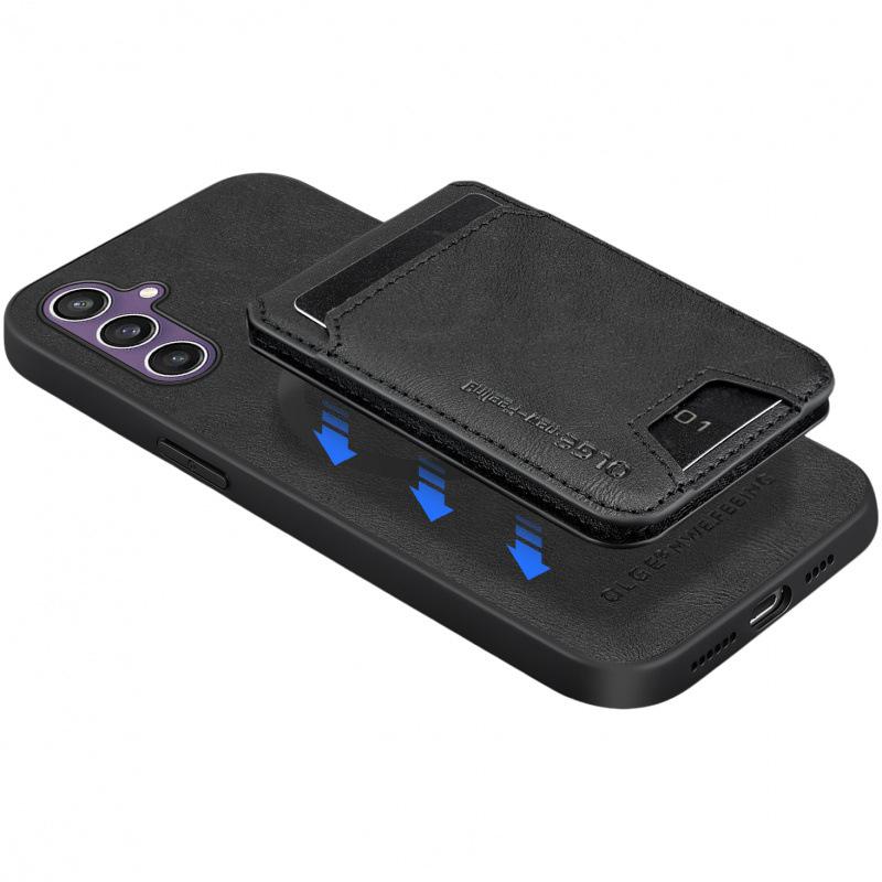Suitable for Samsung Galaxy S24 Mobile Phone Case 24FE Cow Pattern Leather Magnetic Card Case New S24Ultra