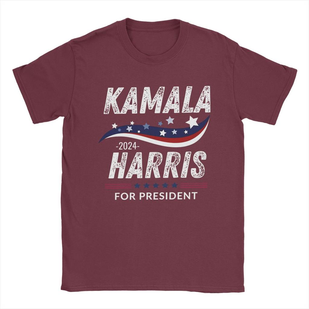 Kamala Harris President Election  T Shirts Apparel for Men Women 100% Cotton Fun T-shirt Short Sleeve Tops Birthday Gift
