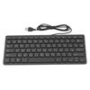 78 Key Ultra Slim Wired Keyboard Ergonomic QWERTY Layout Dual Language USB 2.0 Wired Compact