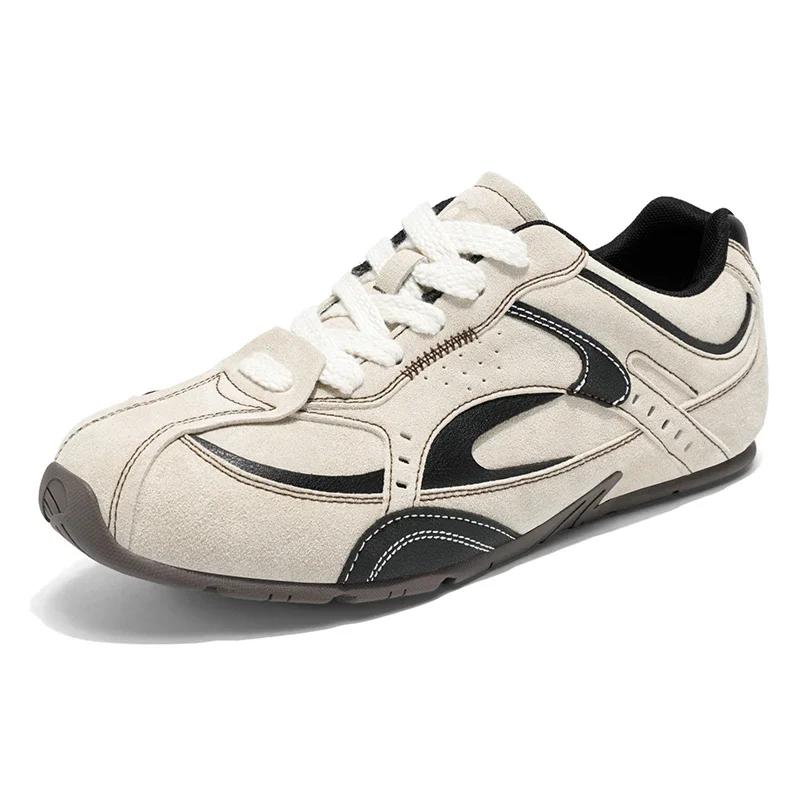 

Горячие продажи Мужская спортивная обувь Кроссовки Удобные Плоские Ретро Кроссовки для мужчин На шнуровке Повседневные Кроссовки Мужские zapatillas de hombre 39 бежевый