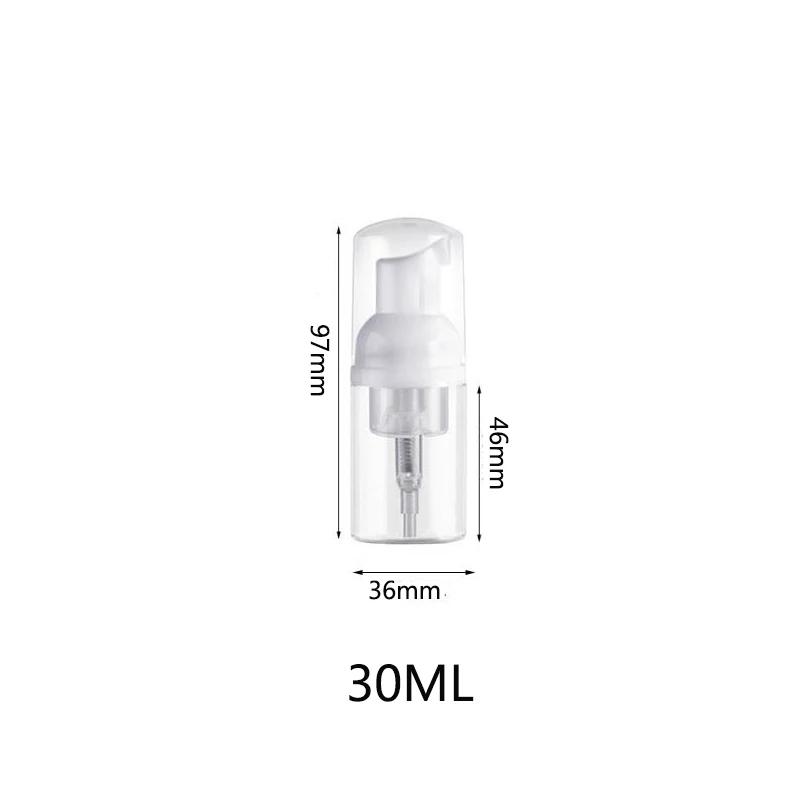 Schaumpumpe Flasche 12 Stück 30/60ml Tragbare Schaumstoffflasche Leere Pumpe Klare Flasche Lotion Shampoo Spender Heißer Verkauf Nachfüllbare Flaschen