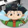 1pc Anime Cartoon Design Round Carpet - 405 Chair Mat for Office, Home Decor, Living Room, Bedroom, Game Room & Dormitory (Festival Gift, Non-Slip).W0