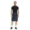 Neues Schottisches Festival-Rock Herren karierter Faltenrock Bierkleidung Außenhandel Unisex High-Waist Elastischer Halbrock für Herren