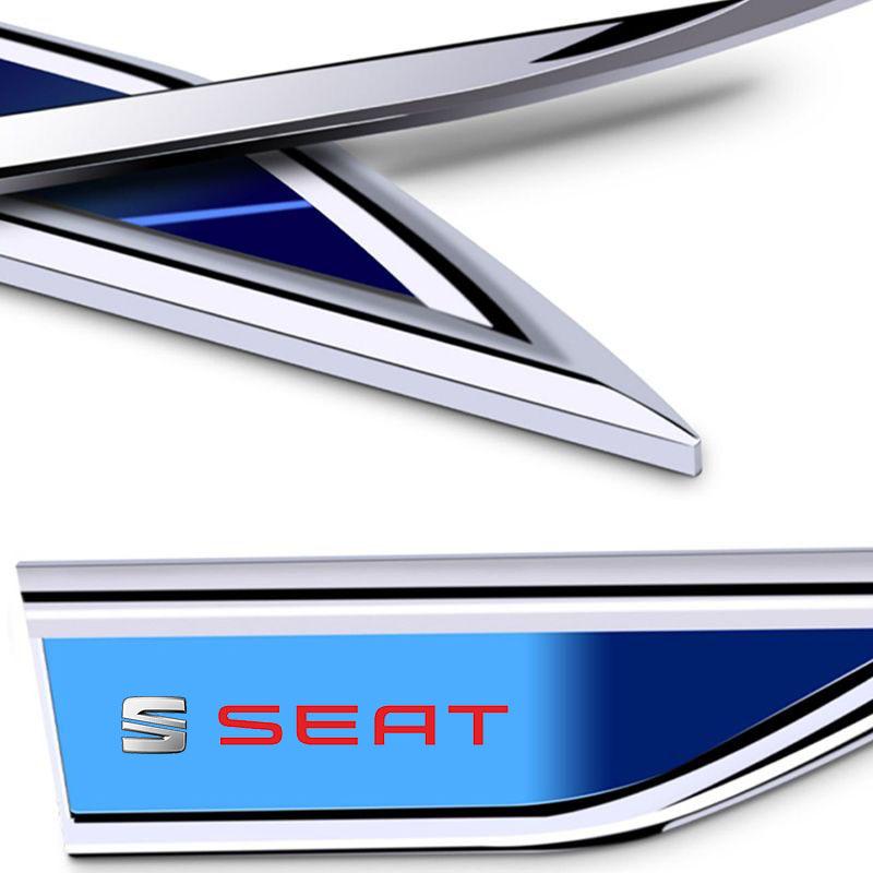 zjcr6 3D Metal Emblem Car Sticker Fender Blade Decal Badge Decal for Seat Leon Ateca Arona Altea ltea Toledo Tarraco Accessories
