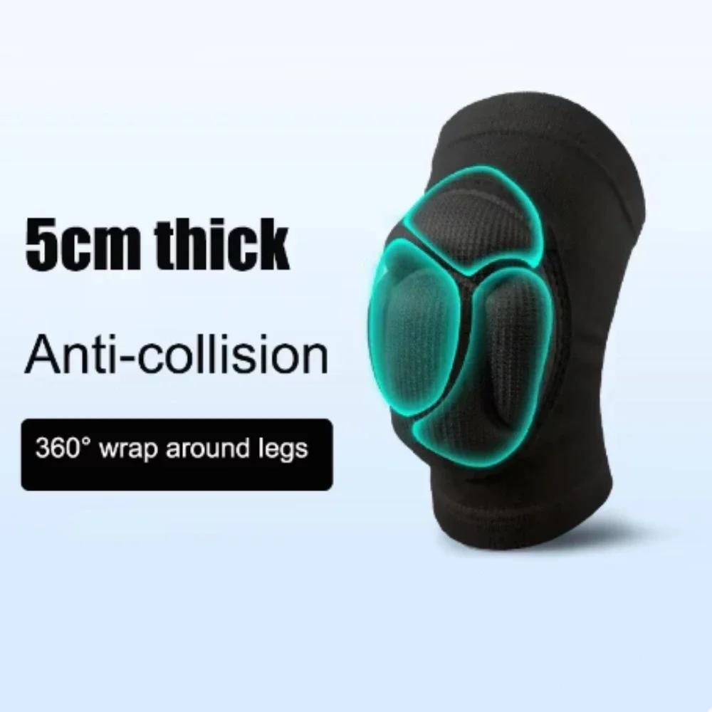 Breathable Sports Knee Brace Volleyball Honeycomb Shockproof Knee Pads Collision Elastic Knee Compression Sleeve Protector Gear