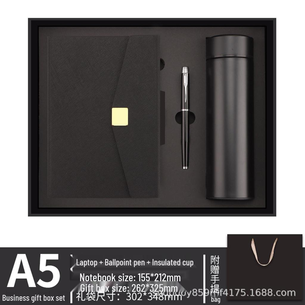 Cuaderno A5 Personalizado con Hebilla Magnética - Set de Regalo con Logo - Souvenir Corporativo Ideal