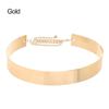 Gift Waist Ornament Mirror Waistband Wide Waist Belt Gold Silver Color Sequined Metal Wide Belt