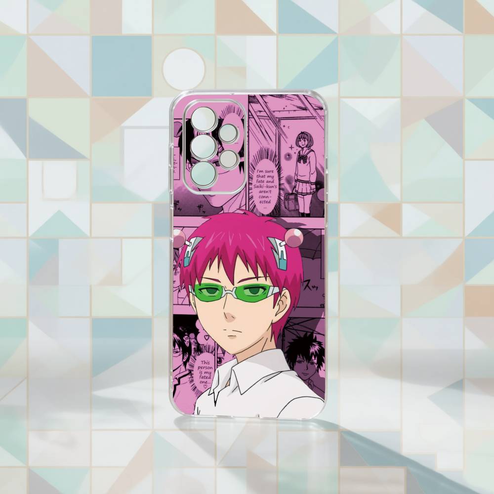 Kusuo Saiki Phone Case For Samsung S25,S24,S21,S22,S23,S30,Ultra,S20,Plus,Fe Transparent Cover
