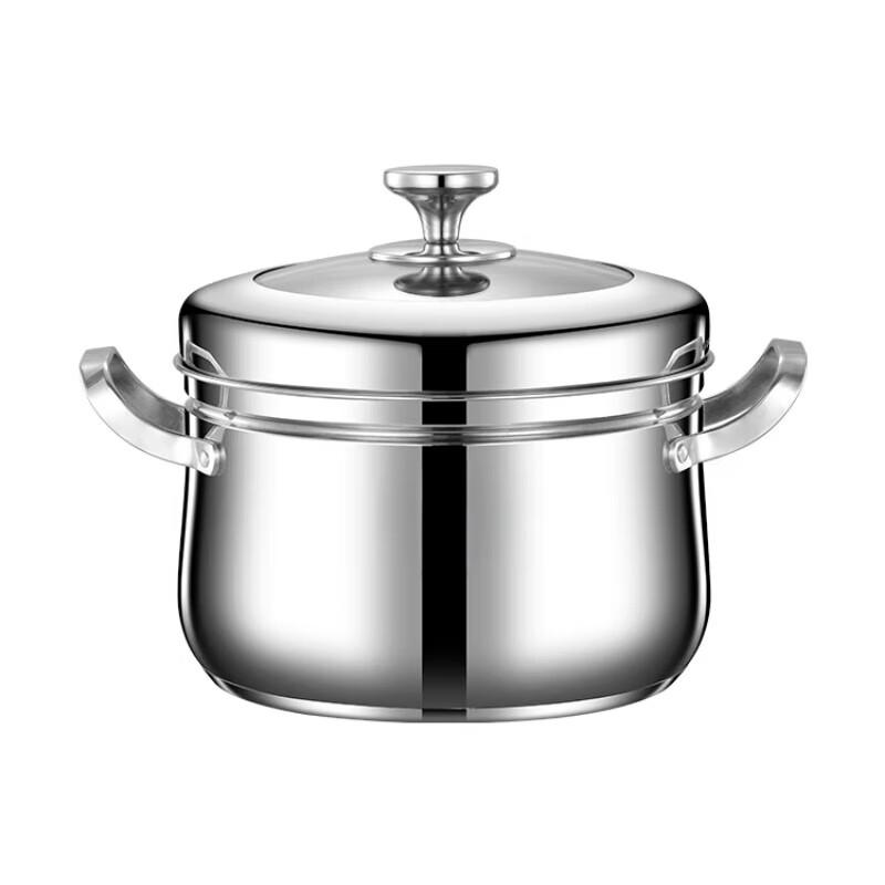 Yingbai 316 Stainless Steel Multi-Function Steamer & Soup Pot