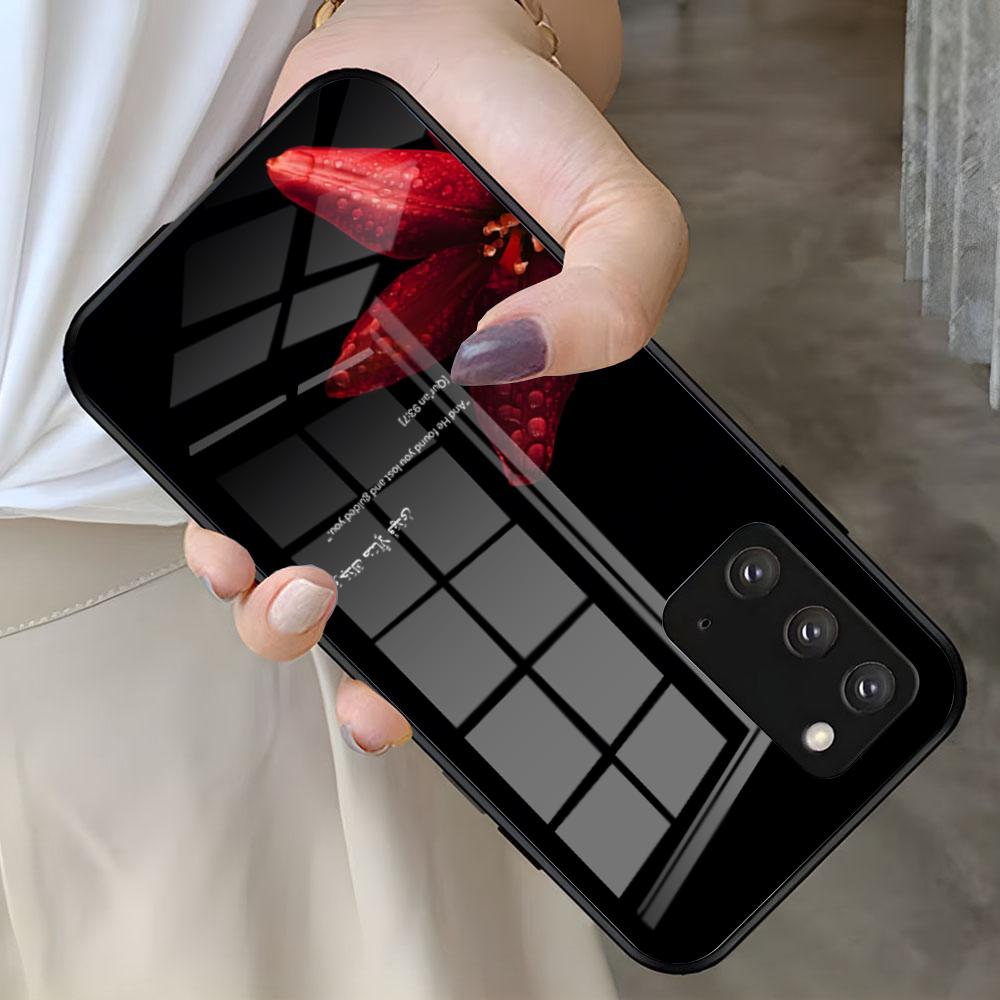 

Lyrics Quotes-IslamicS Phone Case For Samsung S26 S25 S24 FE S23 S22 S21 Plus S20 Ultra Note20Ultra Black Glass Cover Galaxy S26 Plus