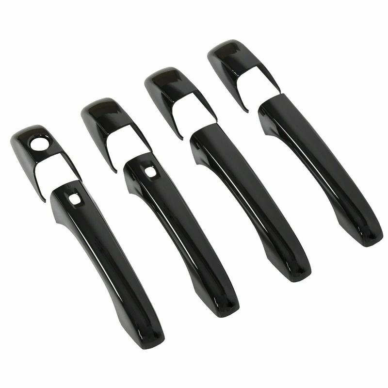 Fit for Chrysler Town And Country Voyager 2008~2016 Gloss Black Door Handle Cover Creative Stickers Trim Car Accessories Gadget
