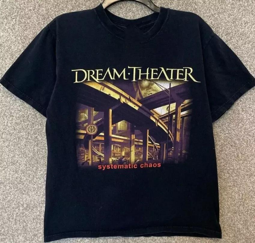 Футболка Dream Theater Systematic Chaos Унисекс Хлопковая футболка S-5XL BO307 S разноцветный