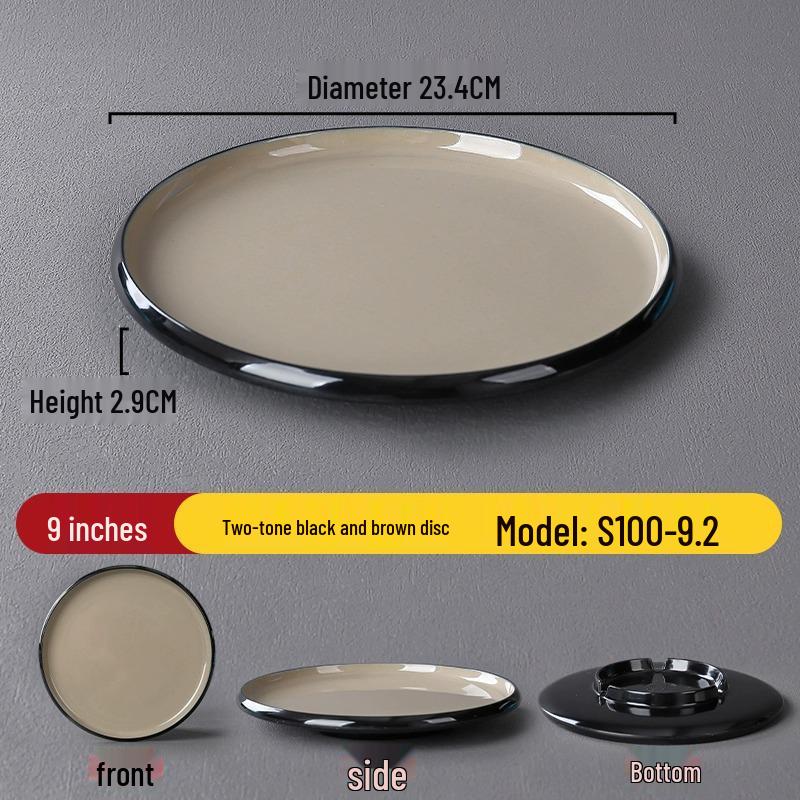 Melamine Nordic Style Cold Dish & Stir-fry Plate for Restaurants and Hotels