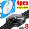 Folie de protecție ecran cu auto-aliniere pentru Samsung Galaxy Watch 8 Classic 40/44mm, Claritate HD, Anti-zgârieturi, Sticlă Călită pentru Watch8