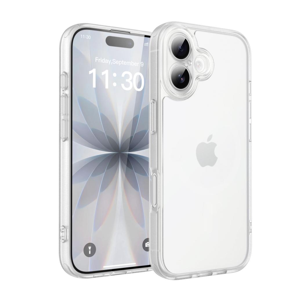 Für Apple 17pm Magnetische Mattierte Handyhülle für IPhone16 All-inclusive Feines Loch Sturzsicher Gerade Kante Airbag Schutzhülle