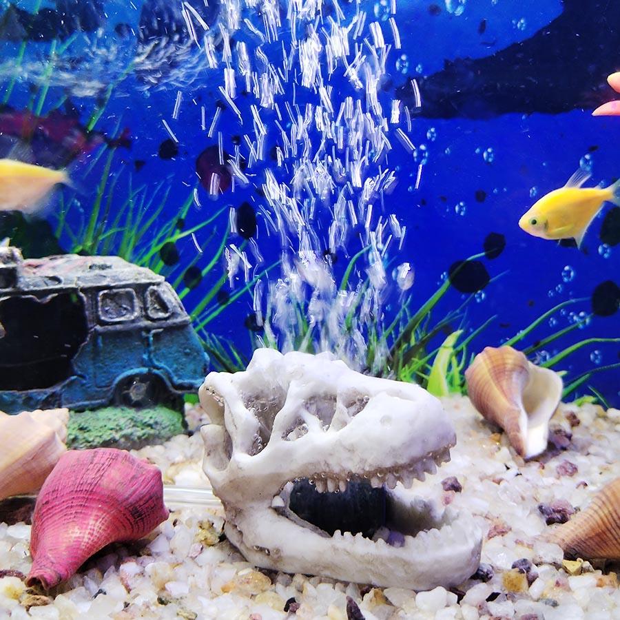 1 Set Resin Dinosaur Fossil Simulation Mini Dinosaur Ornaments Decorative Props Crafts Arts Artificial Decor for Fish Tank Aquarium