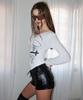 Weibeugeol Crossline One-Shoulder T-Shirt (4 Colors)