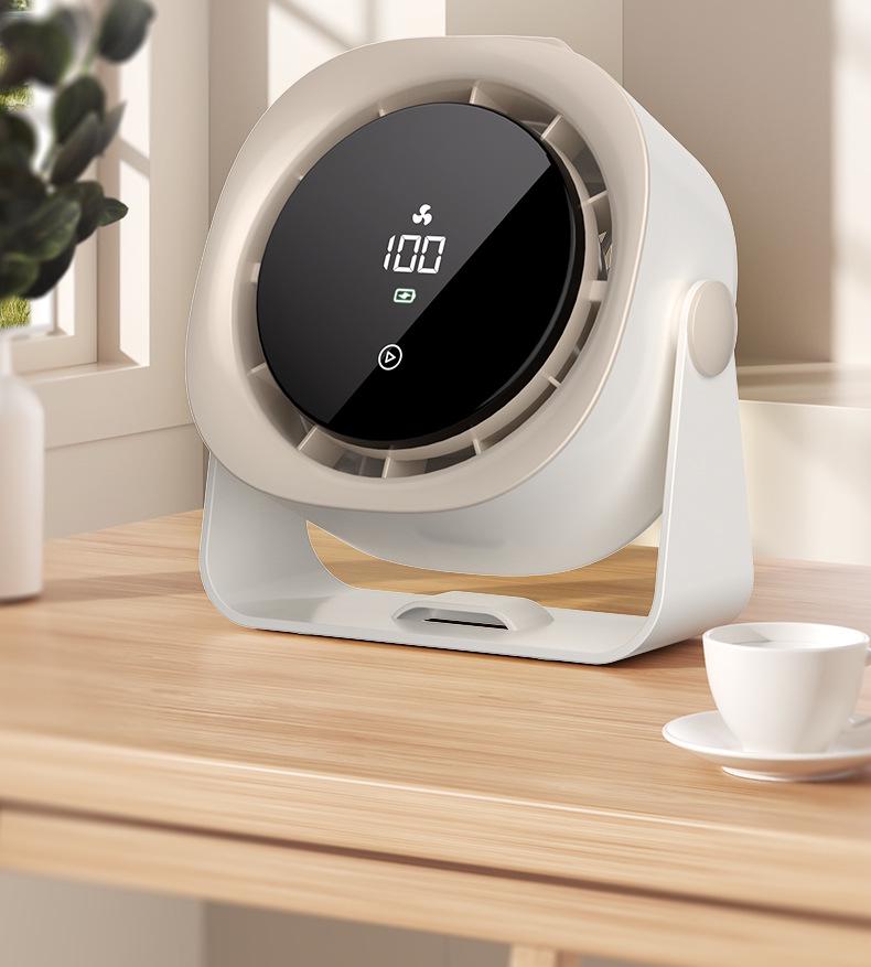 Wall-Mounted Bladeless Touch Screen Circulation Fan for Home and Office