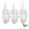 1/3pcs Skull-Shaped Lotion Dispenser Refillable Pump Bottle for Shampoo Moisturizer HandSoap Storage Home Bathroom Holiday Decor