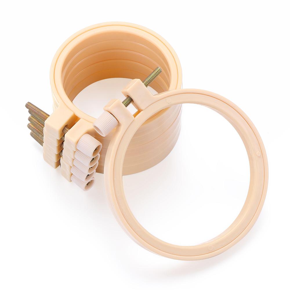7-32cm DIY Frame Embroidery Hoop Ring Needlecraft Cross Stitch Machine Round Loop Beginners Hand Household Sewing Tools