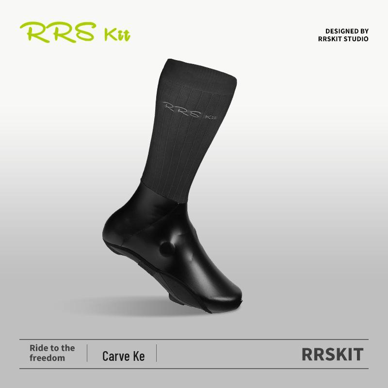 RRSKIT Windproof & Rainproof Cycling Shoe Covers – Breathable, High Elastic Fit for Mountain & Road Biking