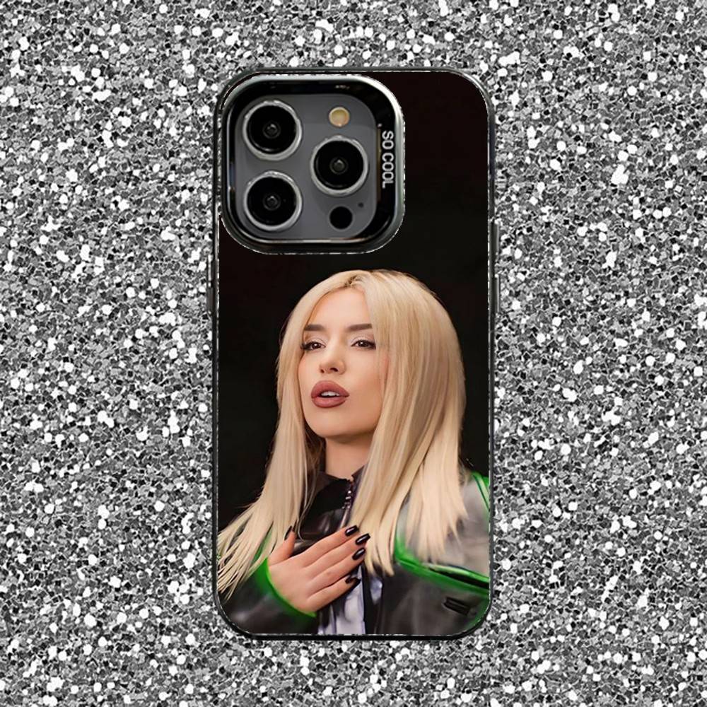 Singer A-Ava M-Max Phone Case For iPhone 16,15,14,13,12,11,Pro,XS,Max,Plus,Mini,SE Black Candy Matte Shockproof Cover