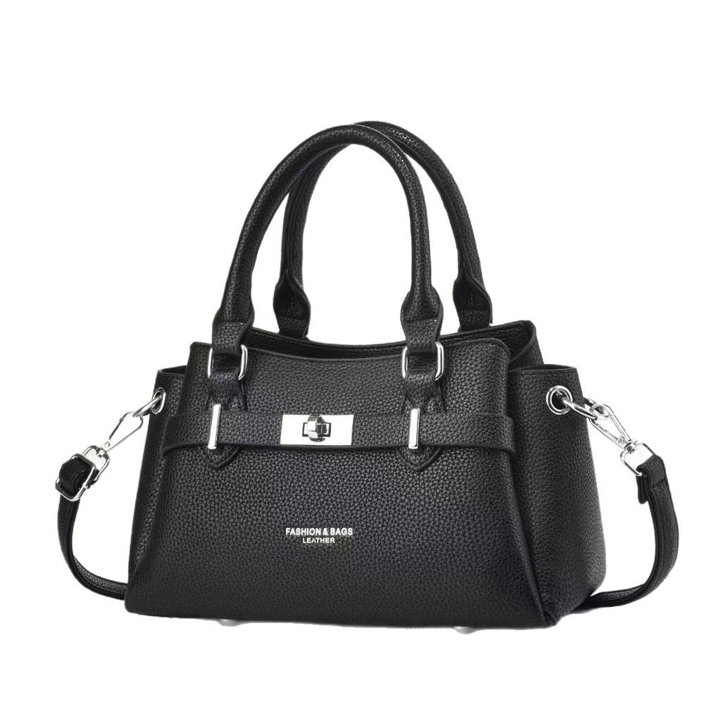 Pu Material Handbag For Casual Travel With Zipper Closure And Inner Pocket