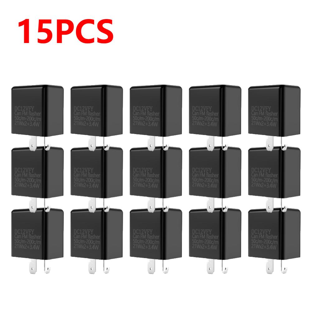 20-1pcs Fix Motorcycle Flasher High Power DV 12V Relay Adjustable Motorbike Flasher Multiple Protection LED Turn Indicator