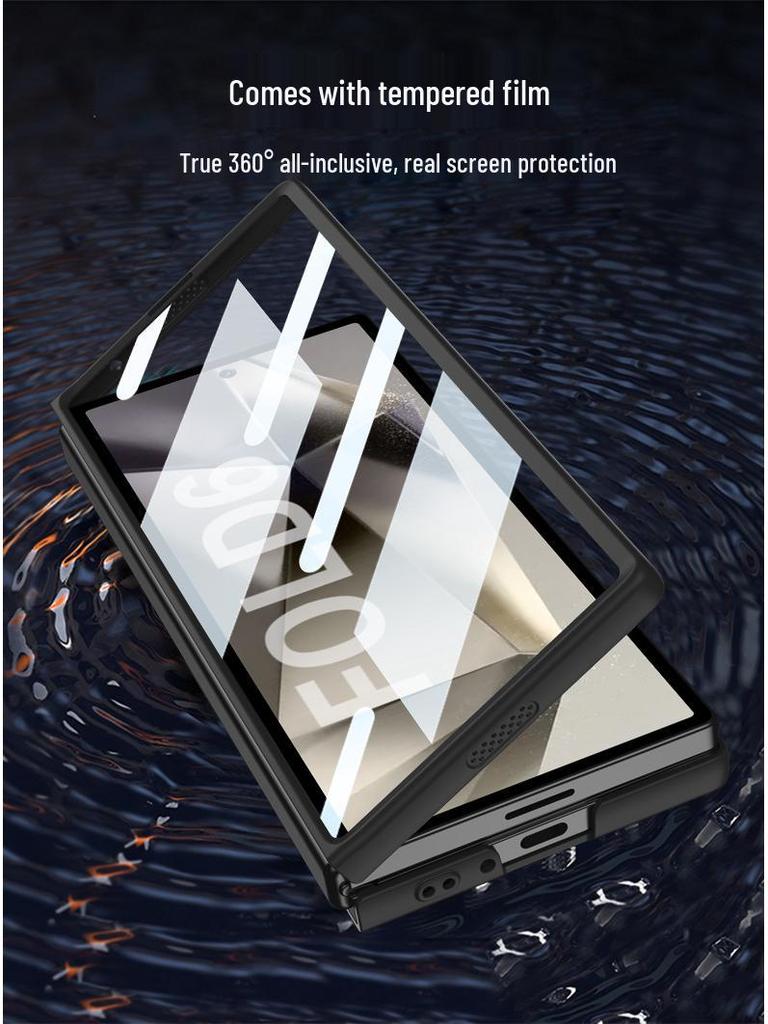 Schlanke faltbare Hülle mit Fingerring für Samsung Galaxy Z Fold6