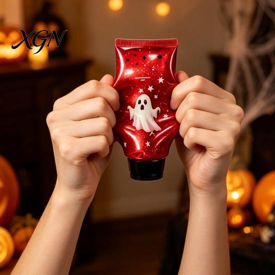 Stress Toys for Office Halloween Ghost Toothpaste Squeeze Toy, Slow Rising Sensory Fidget Toy Cute Theme Desk Ornaments Kids Adults, Relief