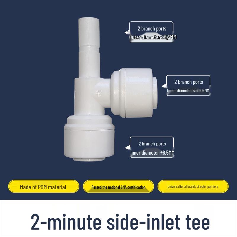 Trójnik do oczyszczacza wody z szybkozłączką 2-punktową do kuchni domowej