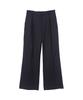 INTERSECTION Raw Edge Wool Slacks [Navy]